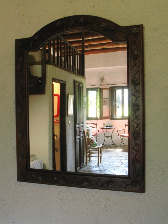 view of the interior of one of the houses